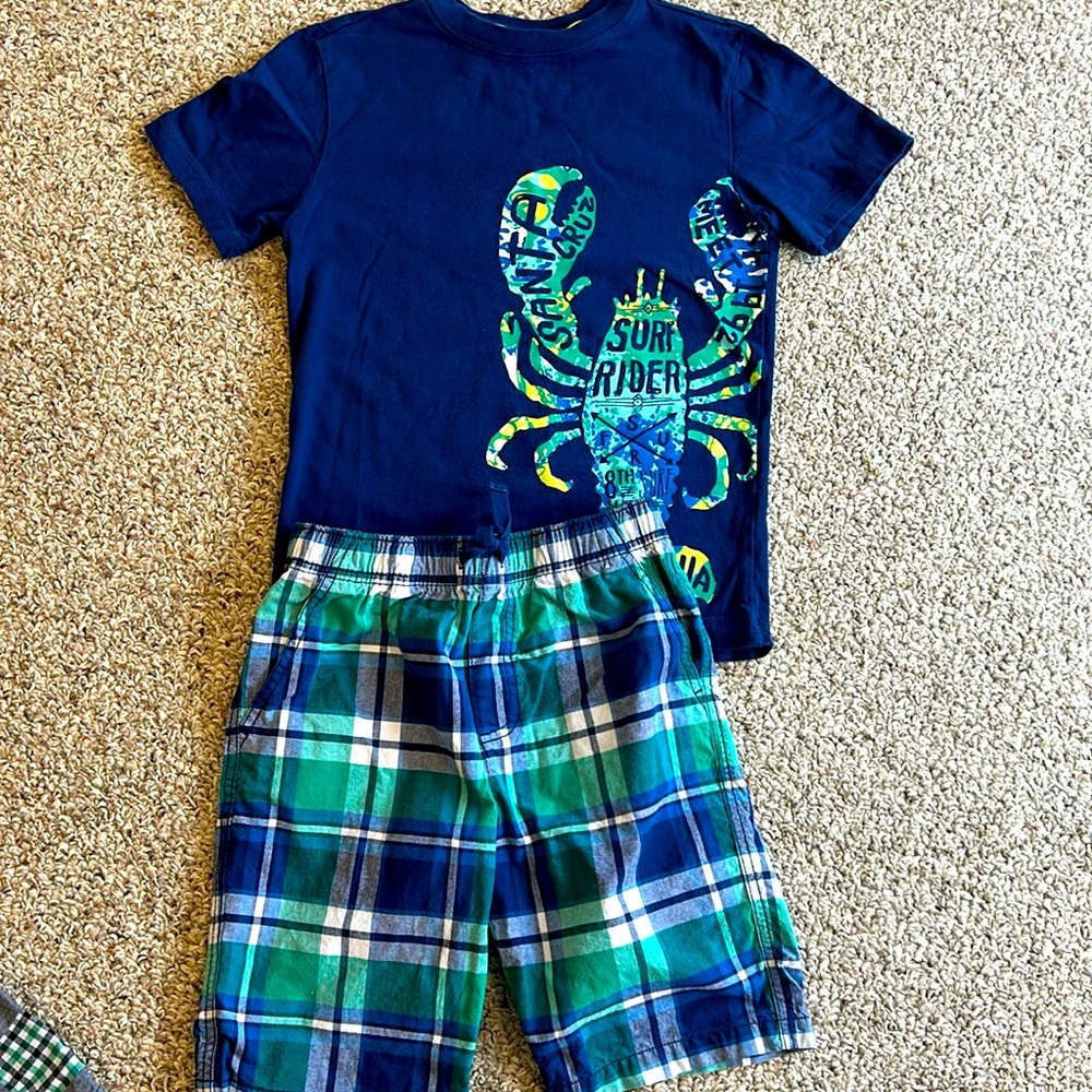 Gymboree boys shorts and t-shirt set. Size 8/10